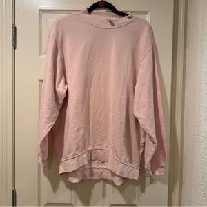 H&M Soft Pink Crewneck Sweatshirt Women’s Small